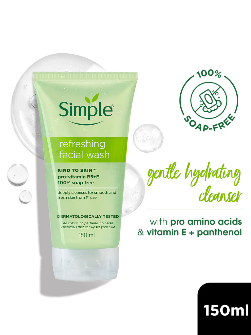 Makeup-accessories-Beauty products Simple Kind To Skin Refreshing Facial Wash - 150 ml